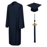 2025 "Gorman Learning Charter Network" Matte Navy Cap, Gown & Tassel Package